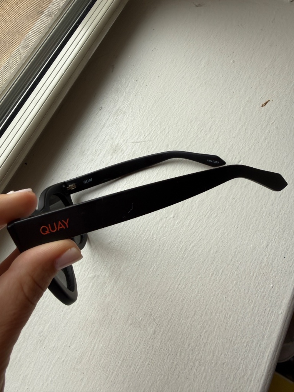 Quay Australia After Hours Matte Black Sunglasses Polarized - Picture 5 of 5